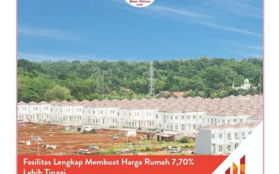 Fasilitas Lengkap Membuat Harga Rumah Naik 7,70% Lebih Tinggi