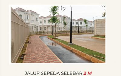Jalur Sepeda Selebar 2 M Lebih Sehat Dihiasi Pepohonan Rindang