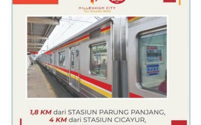 1 KM Dari Stasiun Cisauk , 1,8 KM Dari Stasiun Parung Panjang , 4 KM Dari Stasiun Cicayur