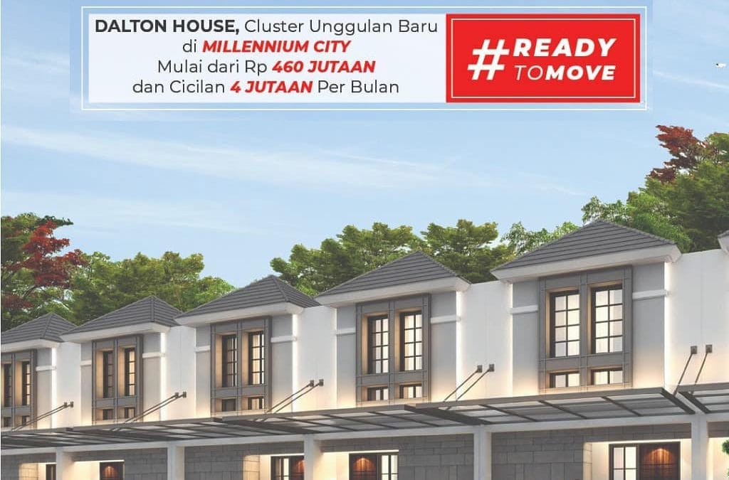 Dalton House, Cluster Unggulan Baru di Millennium City Mulai Dari 460 Jutaan