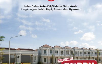Lebar Jalan Arteri 14,5 Meter Satu Arah. Lingkungan Lebih Rapih, Aman dan Nyaman